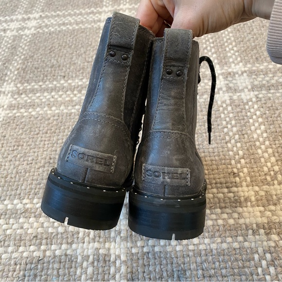 Sorel Women's Lennox Lace Boot Gray - Picture 8 of 8